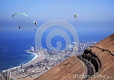 Paraglider Stock Photo