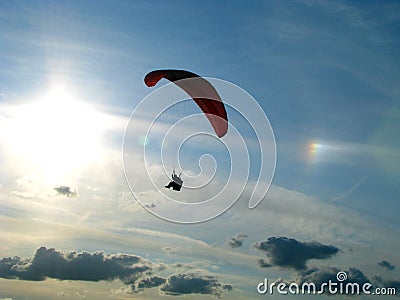 Paragliders 3 Stock Photo