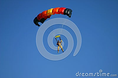 Paragliding Stock Photo