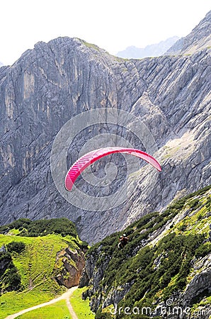 Paragliding Editorial Stock Photo