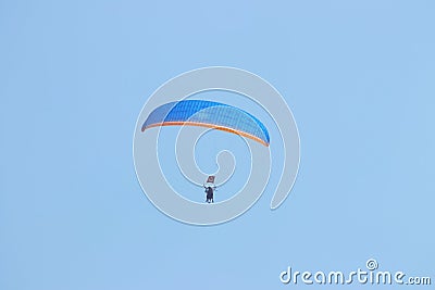 Paragliding in Oludeniz, Fethiye, Turkey Stock Photo
