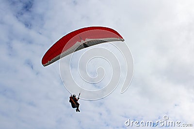 Paragliding Stock Photo