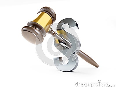 Paragraph Symbol law Stock Photo