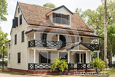 Paramaribo Architecture Stock Photo