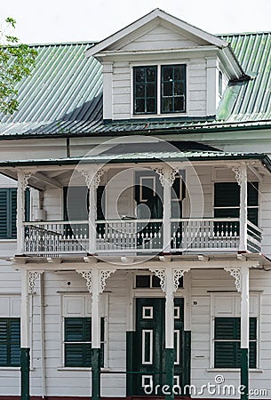 Paramaribo Architecture Stock Photo