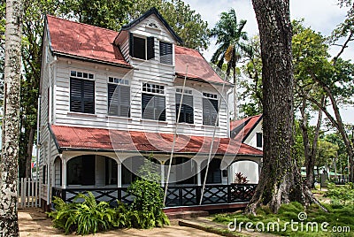 Paramaribo Architecture Editorial Stock Photo