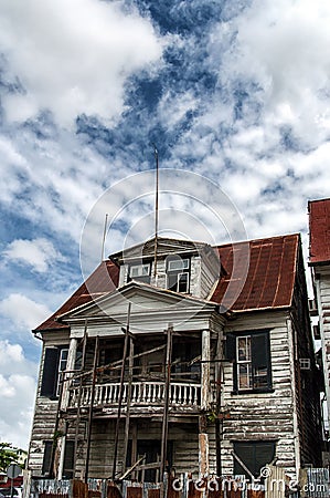 Paramaribo Architecture Stock Photo