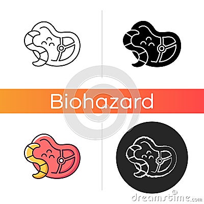 Parasites icon Vector Illustration