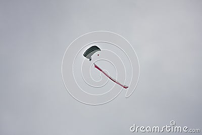 Paratroopers drop during the 72th commemoration of operation Market Garden Editorial Stock Photo