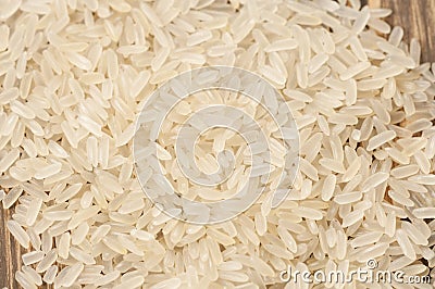 Parboiled rice Stock Photo