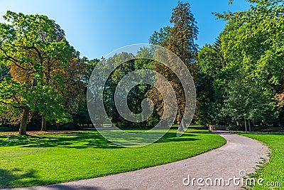 Parc de l'Orangerie in Strasbourg, France Stock Photo