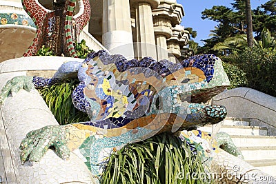 Parc Guell Stock Photo