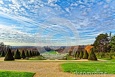 Parc of Sceaux, Paris, France Stock Photo