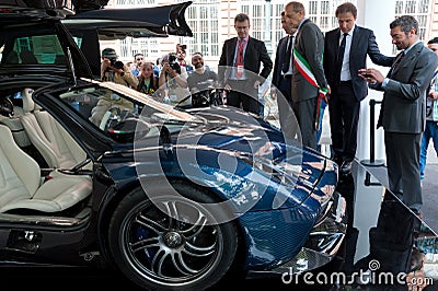 Parco Valentino - Open Air Car Show in Turin - Second edition 2016 Editorial Stock Photo