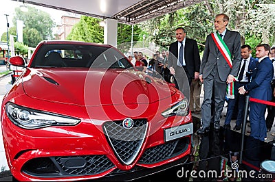 Parco Valentino - Open Air Car Show in Turin - Second edition 2016 Editorial Stock Photo