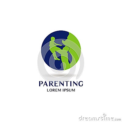 Parenting Logo Sign Symbol Icon Stock Photo