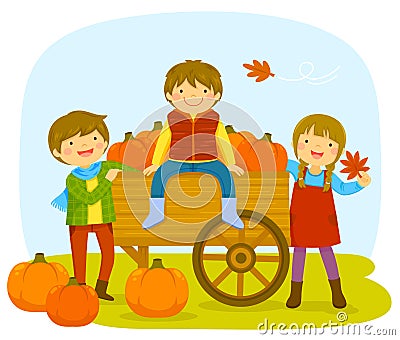 Parents and a baby Vector Illustration