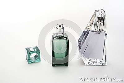 Parfume bottles Stock Photo