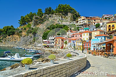 Parga epirus greece Editorial Stock Photo