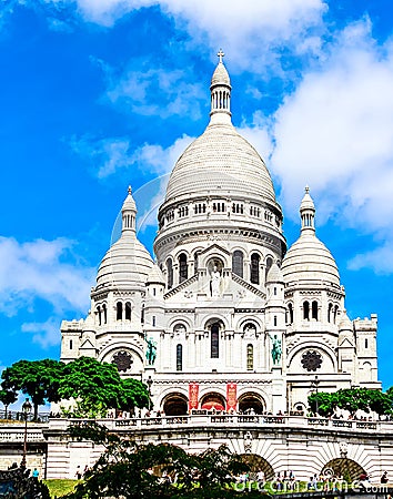 Paris- Basilica Sacre Coeur Editorial Stock Photo