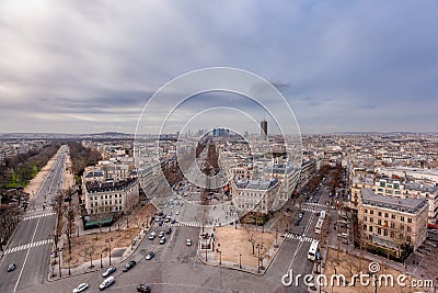 Paris cityscape - La defense Stock Photo