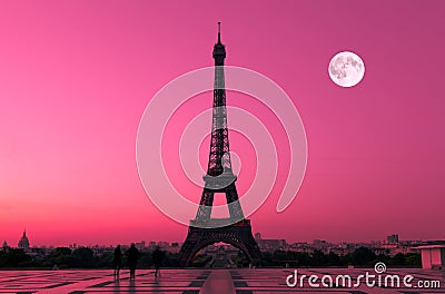 Paris at Dawn Stock Photo