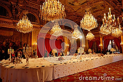 Paris elise palace open day Editorial Stock Photo