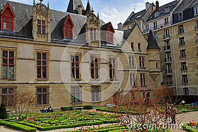 Paris France - april 27 2023 : Hotel de Sens Editorial Stock Photo