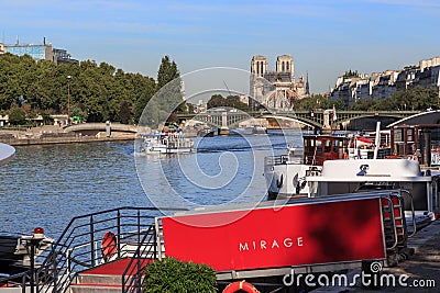 Esplanade des Villes, Paris Editorial Stock Photo