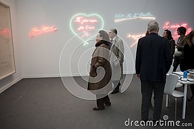 Paris, France, Contemporary Art Exhibit, FIAC, Editorial Stock Photo