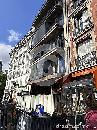 Paris, France, Damage to CIty After Anti-Government, Anti-Macron, Anti-Retirement Law Reform Demonstrations Editorial Stock Photo