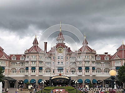 Paris France, Disneyland the best place for fun in Europe Editorial Stock Photo