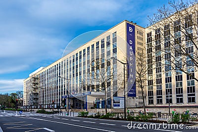 Exterior view of the Paris Dauphine-PSL University, Paris, France Editorial Stock Photo