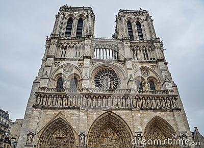 Notre-Dame de Paris Stock Photo