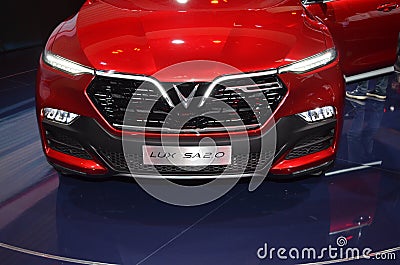 Paris, France - October 02, 2018: Vinfast LUX SA2.0 at Paris Motor Show Editorial Stock Photo