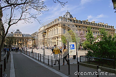 05.03.2008, Paris, France. walking about Paris. Architecture of Europe. Editorial Stock Photo