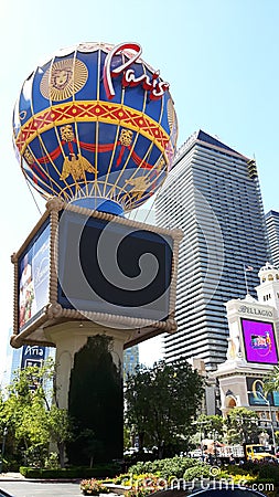 Paris Hotel and Casino, Paris Las Vegas, structure, building, city, tourism Editorial Stock Photo