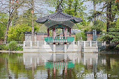 Paris, Jardin d`Acclimatation Stock Photo