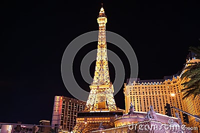 The Paris Las Vegas Hotel & Casino 10 Editorial Stock Photo