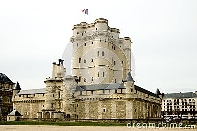 Paris Medieval Fortress Stock Photo