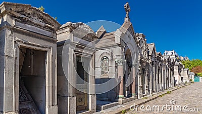 Paris, Montmartre cemetery Editorial Stock Photo