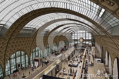 Paris, Musee d'Orsay Editorial Stock Photo