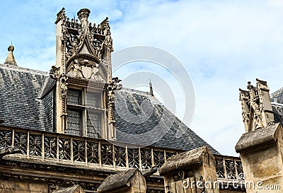 Paris- the Musee National Du Moyen-Age-Thermes de Cluny Stock Photo