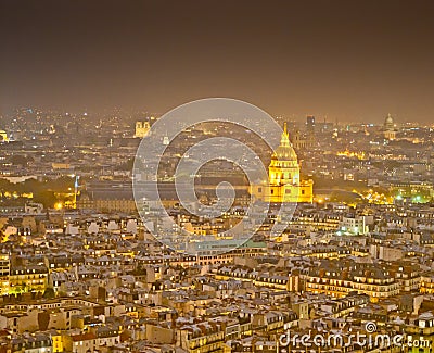 Paris at Night Stock Photo