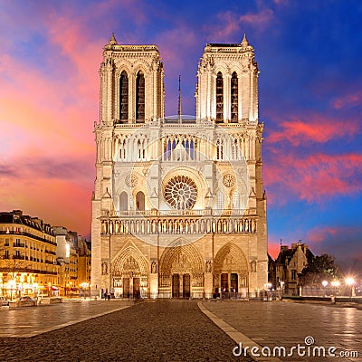 Paris - Notre Dame Stock Photo