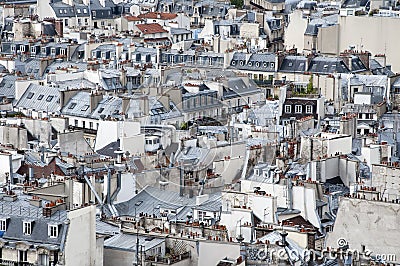 Paris roofs Stock Photo