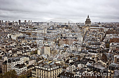 Paris Skyline Stock Photo