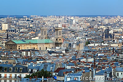 Paris skyline Stock Photo