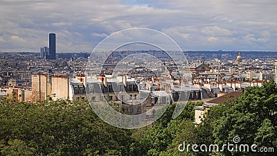 Paris Skyline Stock Photo