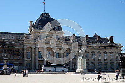 L`Ã‰cole Militaire in Paris, France Editorial Stock Photo